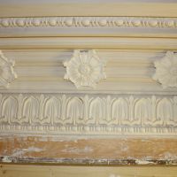 Cornice with enrichments sample for architect and client approval
