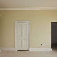 Plastered walls ceilings fitted cornice skirting boards