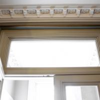 Bespoke joinery and decorative plaster work to Vestibule Doorway