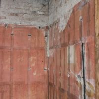 Removed damp rot panneling