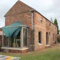 Barn extension conservatory