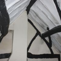 Wattle daub ceiling repair