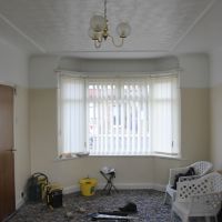 Living room before refurbishment