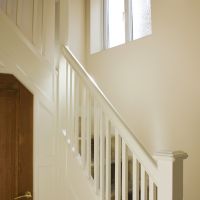 Refurbished entry hall-staircase