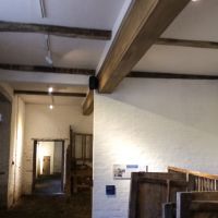 Renovated stable ceiling